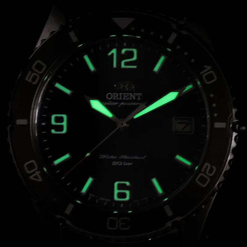 Orient Sports Solar Diver Blue Dial Men's Watch- RA-WJ0002L